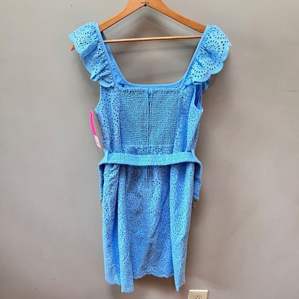 Lilly Pulitzer Ryan Eyelet Shift Dress - Size 4 - Picture 6 of 9